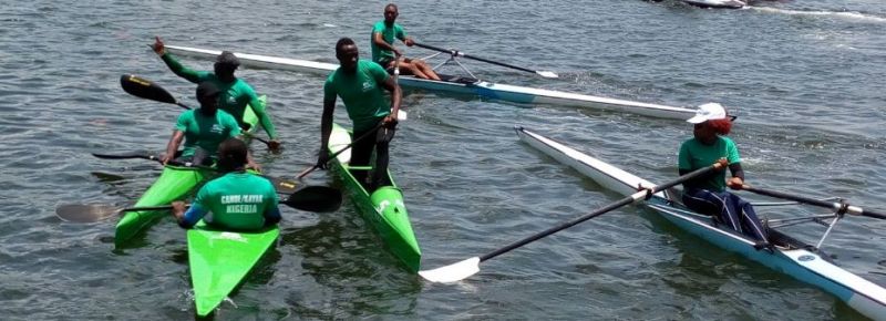 Nigeria rowing training
